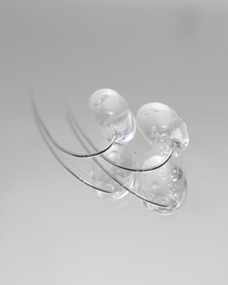 shisui/シスイ ガラス&シルバーピアス moment drop pierce shisui/シスイ ガラス&シルバーピアス moment drop pierce
