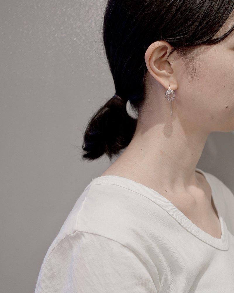 shisui/シスイ ガラス&シルバーピアス moment drop pierce shisui/シスイ ガラス&シルバーピアス moment drop pierce
