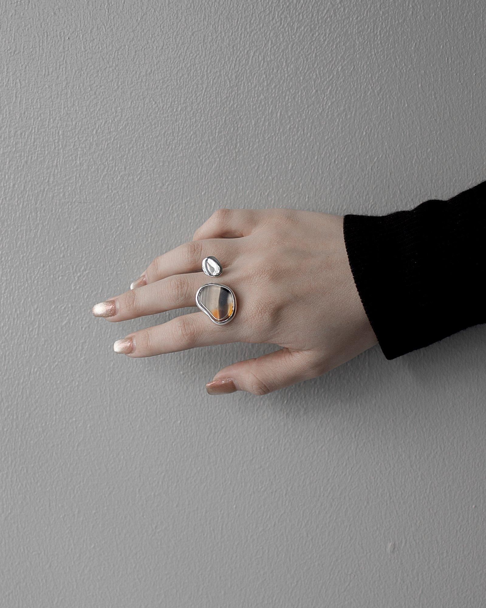 アトリエAGU   ハンドメイド    SILVER リング&ブローチ　日本製 アトリエAGU ハンドメイド SILVER リング&ブローチ 日本製