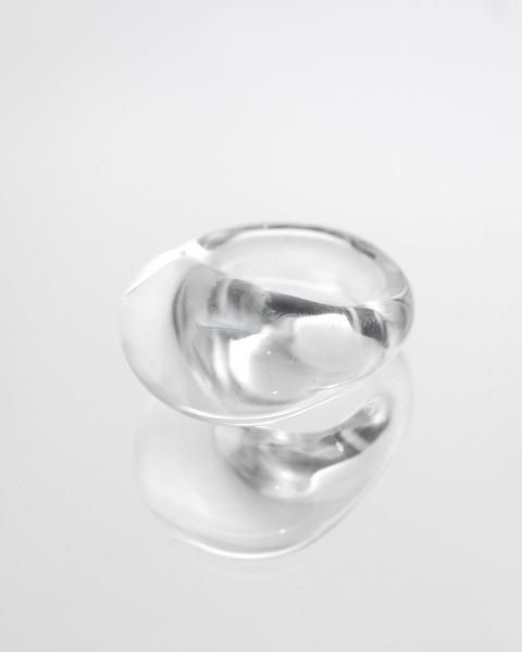 moment glass ring stand/clear<br>