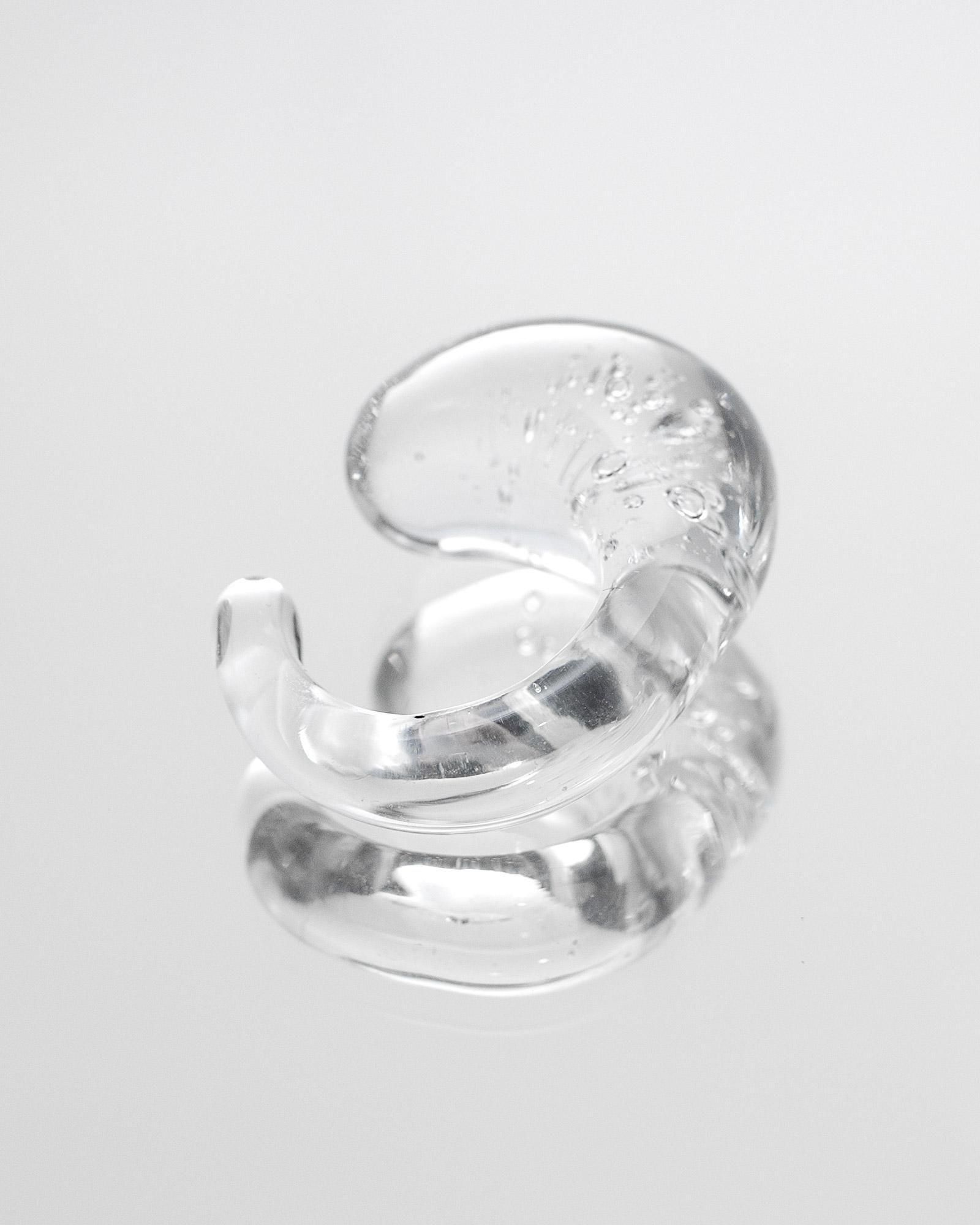 shisui/シスイ ガラスリング moment glass ring wrap/bubble