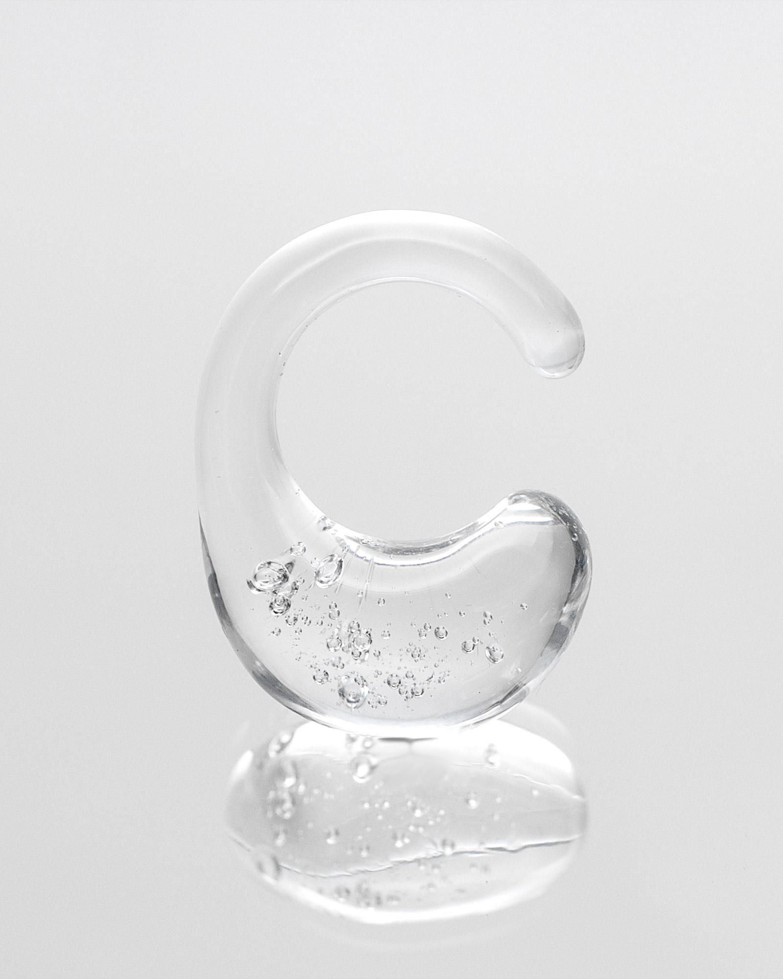 shisui/シスイ ガラスリング moment glass ring wrap/bubble