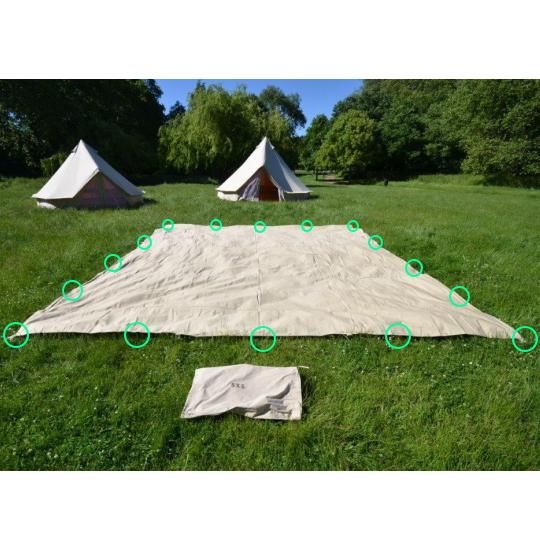 キャンバスキャンプ コットン キャンバスタープ 5mx5m / 1年間の