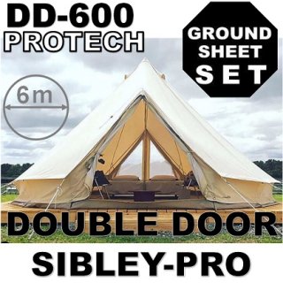 キャンバスキャンプ シブレー500DDプロテック ダブルドア＆360度メッシュ