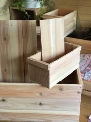 プチりんご箱 CDサイズ(旧 杉BOX小) - 木箱・魚箱・りんご箱