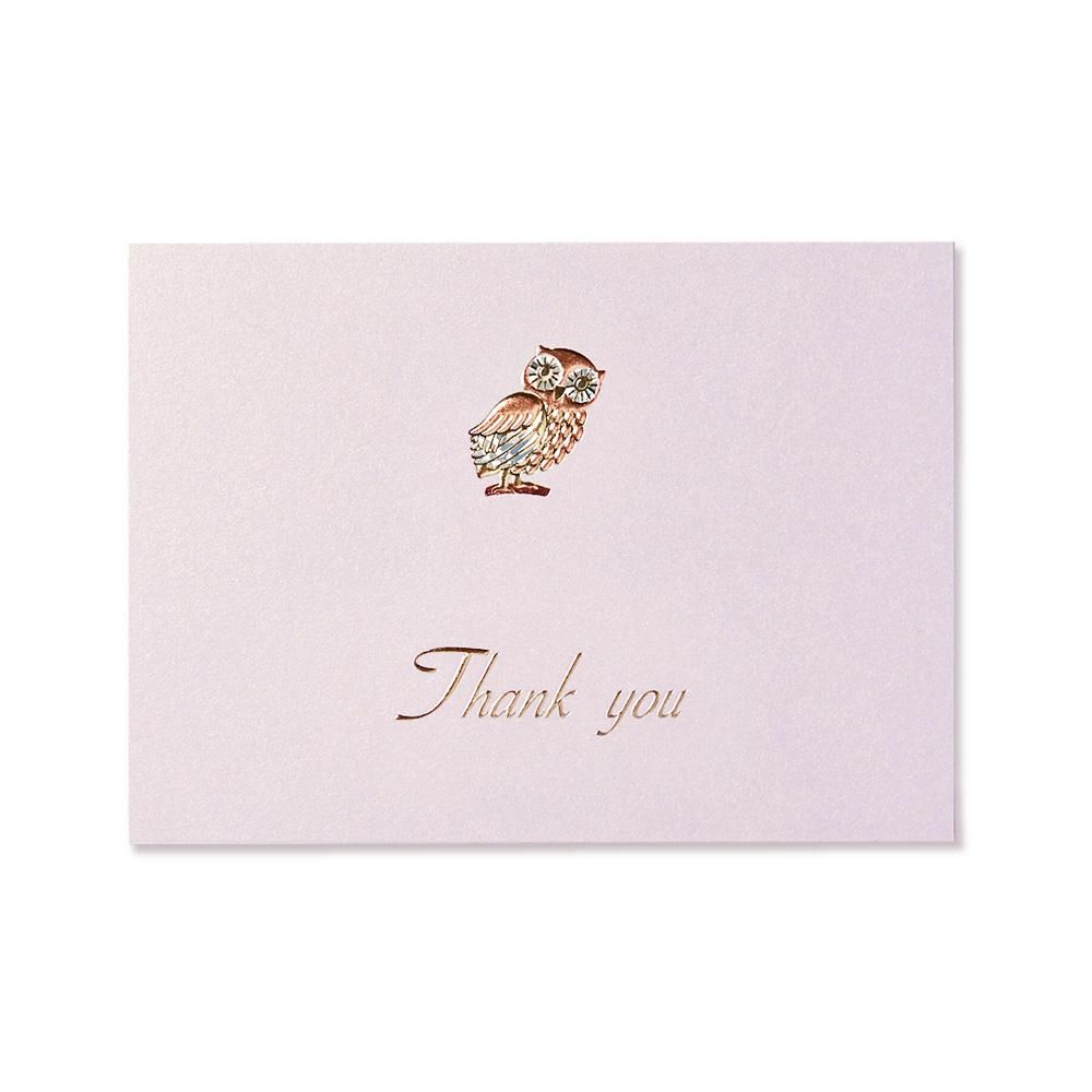 カード ふくろう Thank You レター カード専門店 G C Press Online Shop