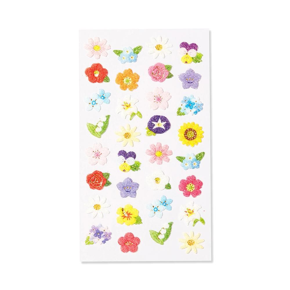 シール ふわふわ 四季の花 レター カード専門店 G C Press Online Shop