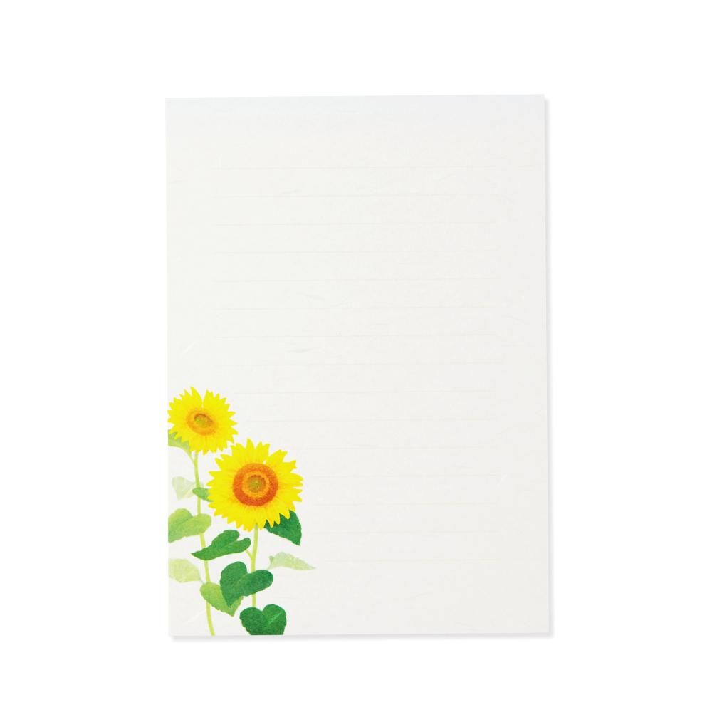 紙司撰 便箋 a5 向日葵双紙 ヨコ罫 レター カード専門店 G C Press Online Shop 紙司撰 便箋 a5 向日葵双紙 ヨコ罫 レター カード専門店 G C Press Online Shop
