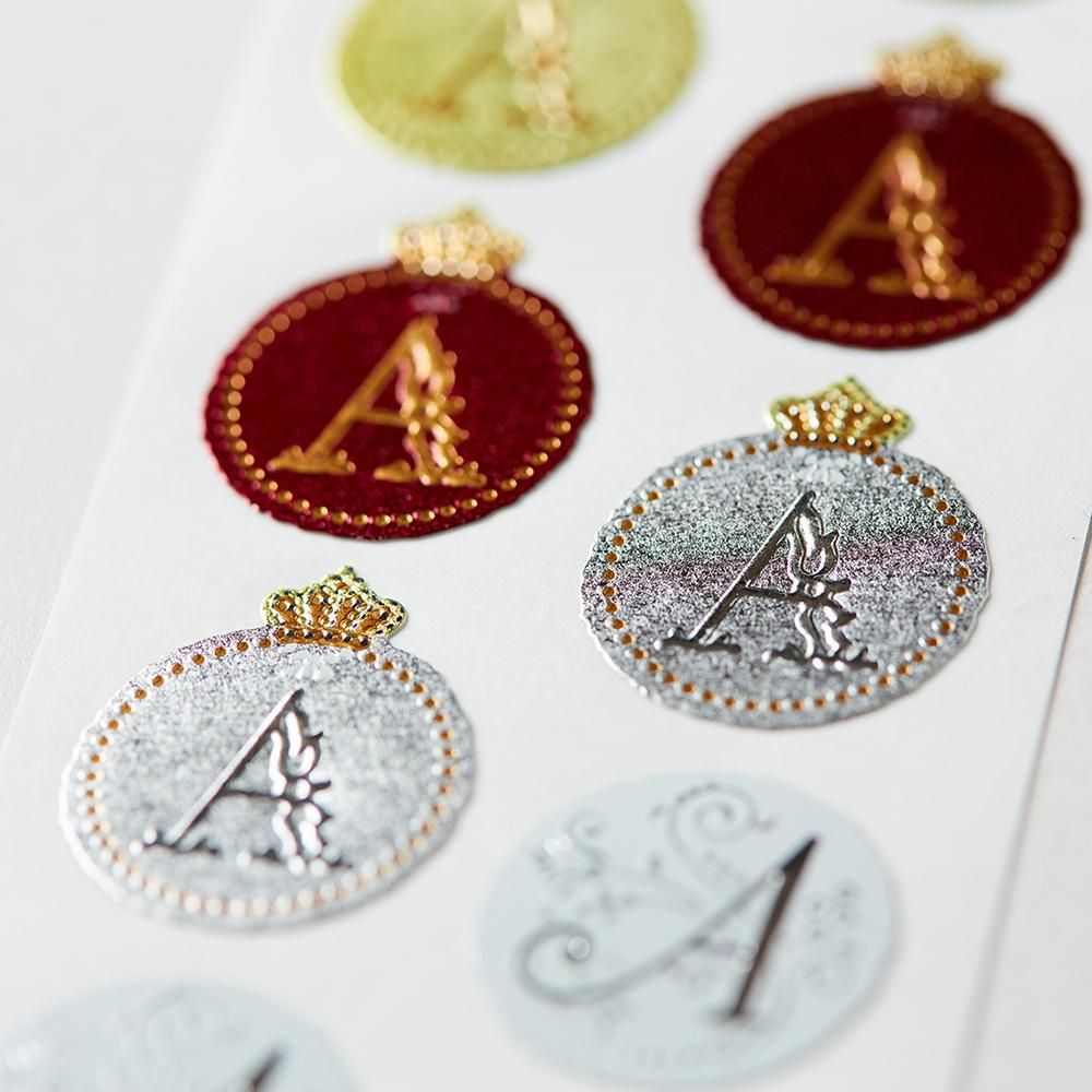 シール イニシャル A - レター・カード専門店 - G.C.PRESS ONLINE SHOP