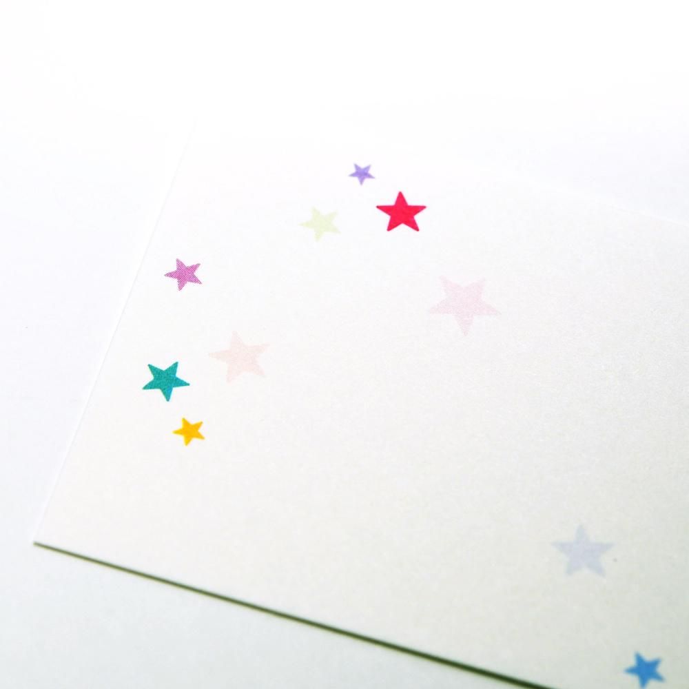 ミニメッセージカード 和紙 星 レター カード専門店 G C Press Online Shop