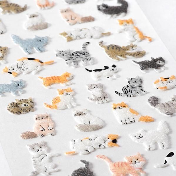 シール ふわふわ ねこ レター カード専門店 G C Press Online Shop シール ふわふわ ねこ レター カード専門店 G C Press Online Shop