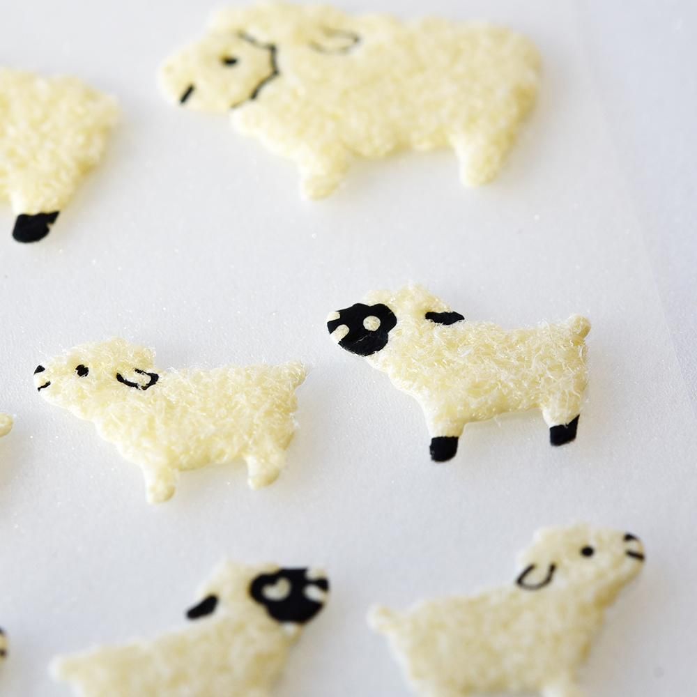 シール ふわふわ ひつじ レター カード専門店 G C Press Online Shop