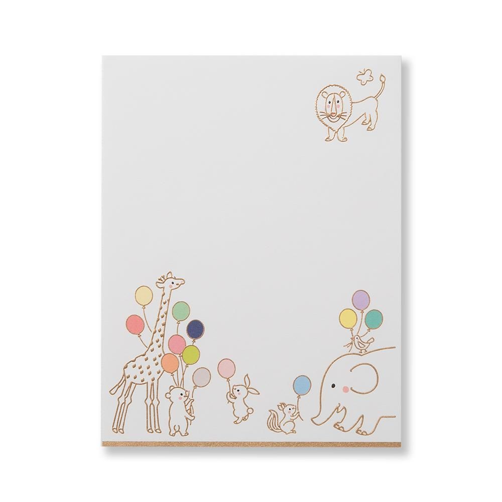 どうぶつ 便箋 封筒セット レター カード専門店 G C Press Online Shop
