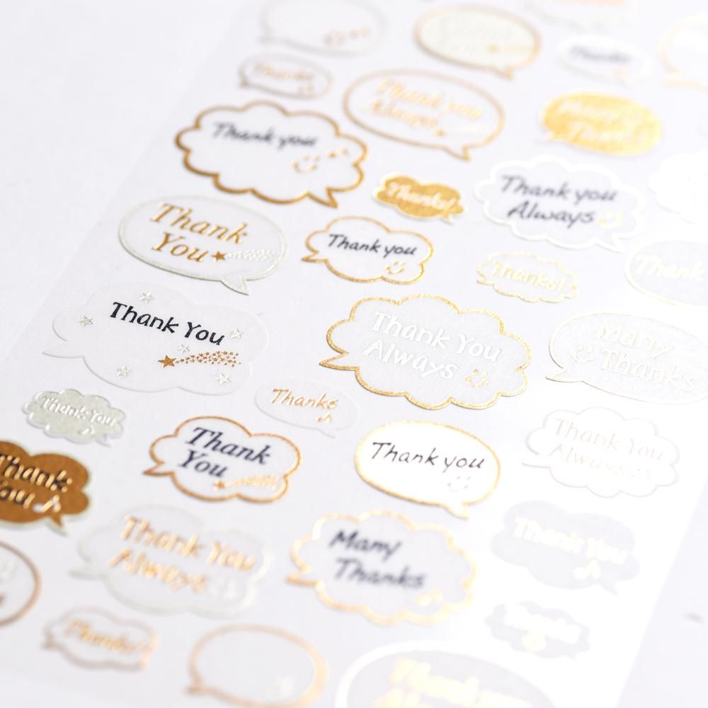 マスキングシール 吹き出し THANK YOU - レター・カード専門店