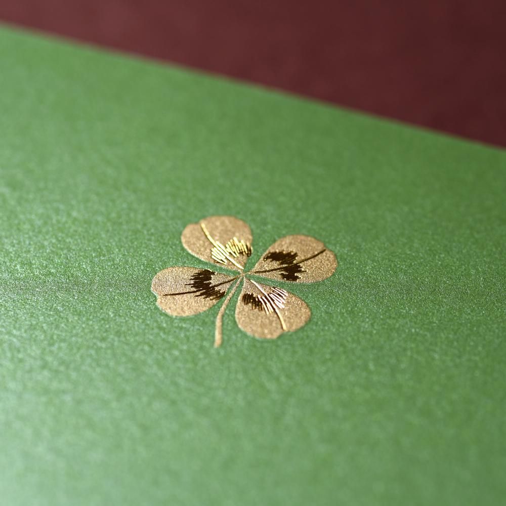 デザインノート B6 四葉のクローバー - レター・カード専門店 - G.C.