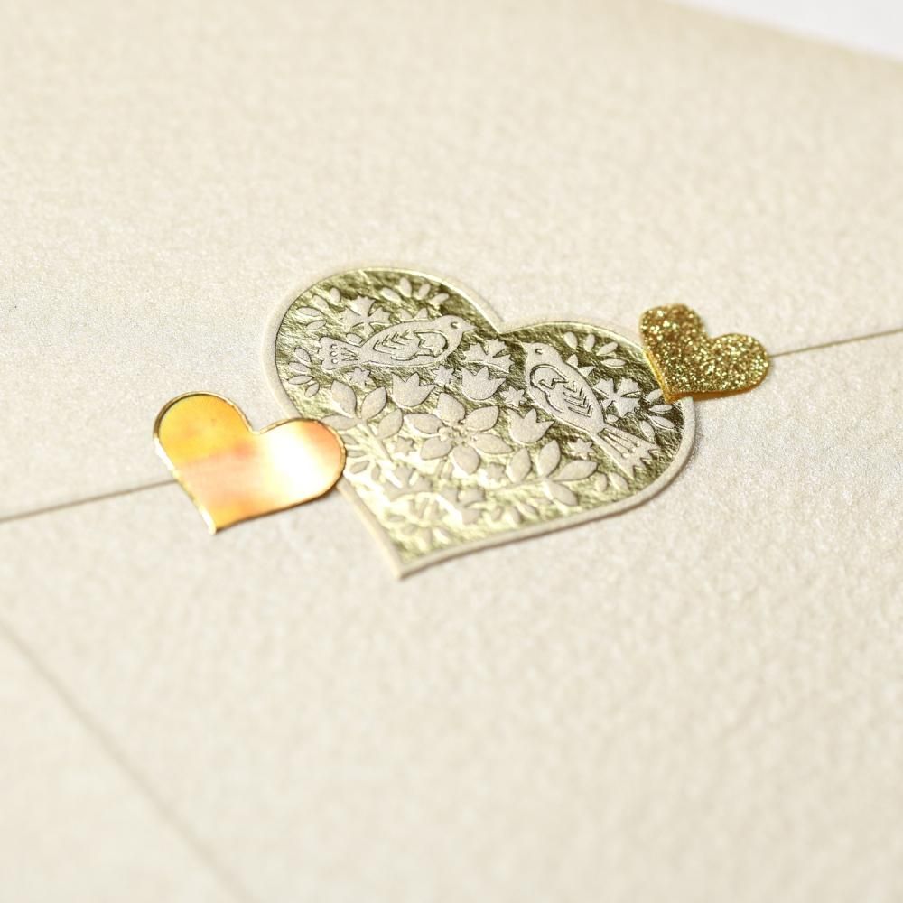 シールデコレーションセット ハートトゥ ハート カラフルハート ブリリアントハート レター カード専門店 G C Press Online Shop