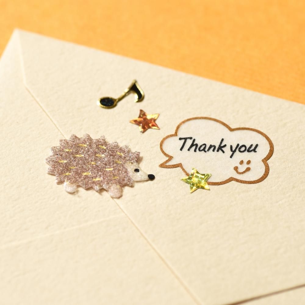 シールデコレーションセット ラッキーシンボル マスキング Thank You レター カード専門店 G C Press Online Shop