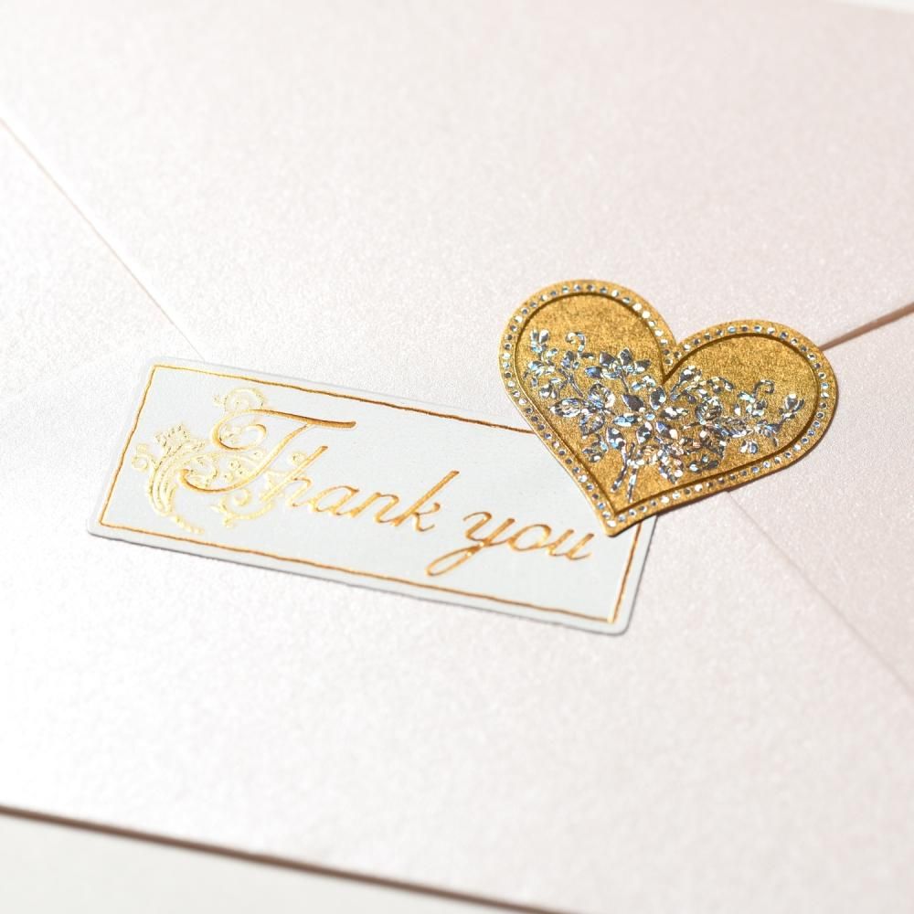 シールデコレーションセット ハートトゥ ハート Thank You レター カード専門店 G C Press Online Shop