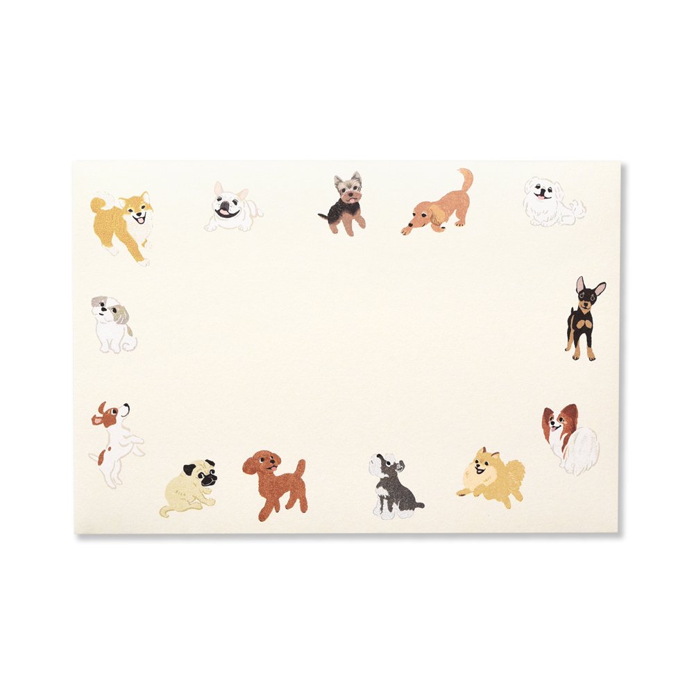 レターセット 犬と一緒 - レター・カード専門店 - G.C.PRESS ONLINE SHOP
