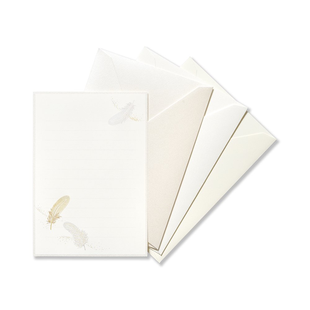 メッセージレターセット 羽根 洋2