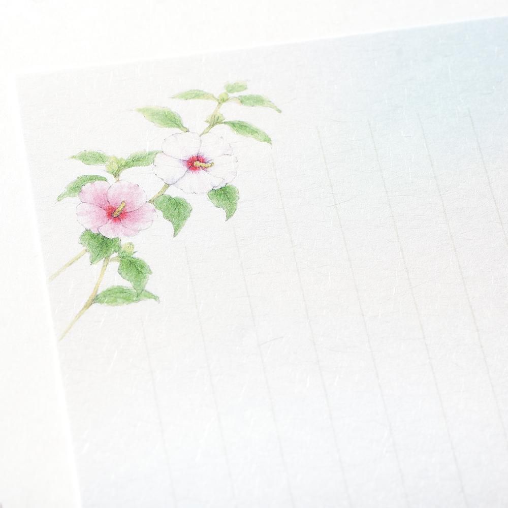 便箋 紙司撰 夏花の便箋 - レター・カード専門店 - G.C.PRESS