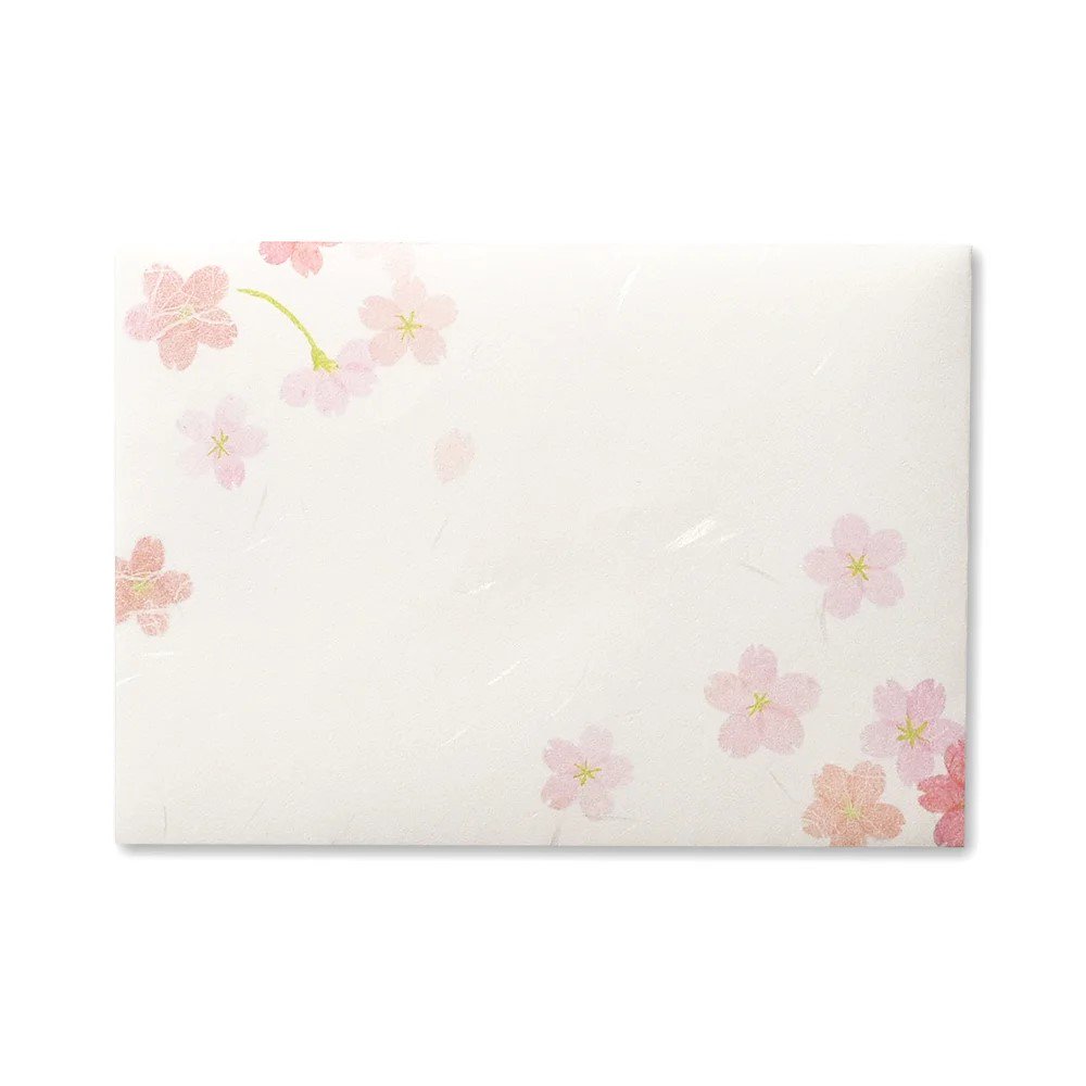 便箋/封筒セット　紙司撰　Ａ５・桜絵双紙　ヨコ罫 - レター・カード専門店 - G.C.PRESS ONLINE SHOP