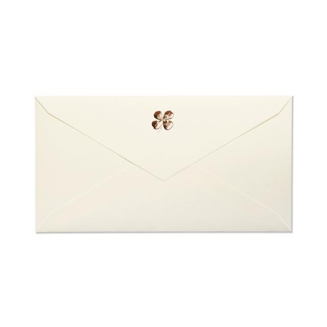 人気カラーの 四葉のクローバー - レター・カード専門店 - G.C.PRESS ONLINE SHOP 封筒