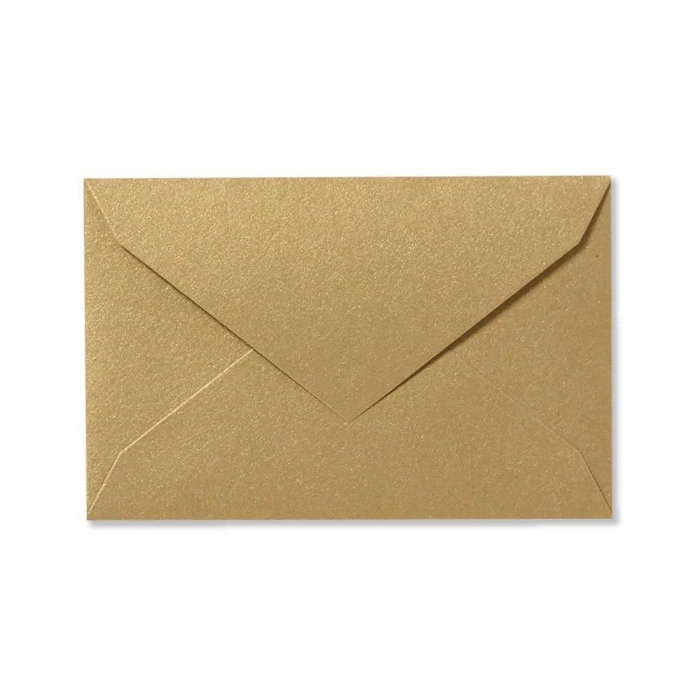 ミニメッセージカード封筒 ゴールド - レター・カード専門店 - G.C.