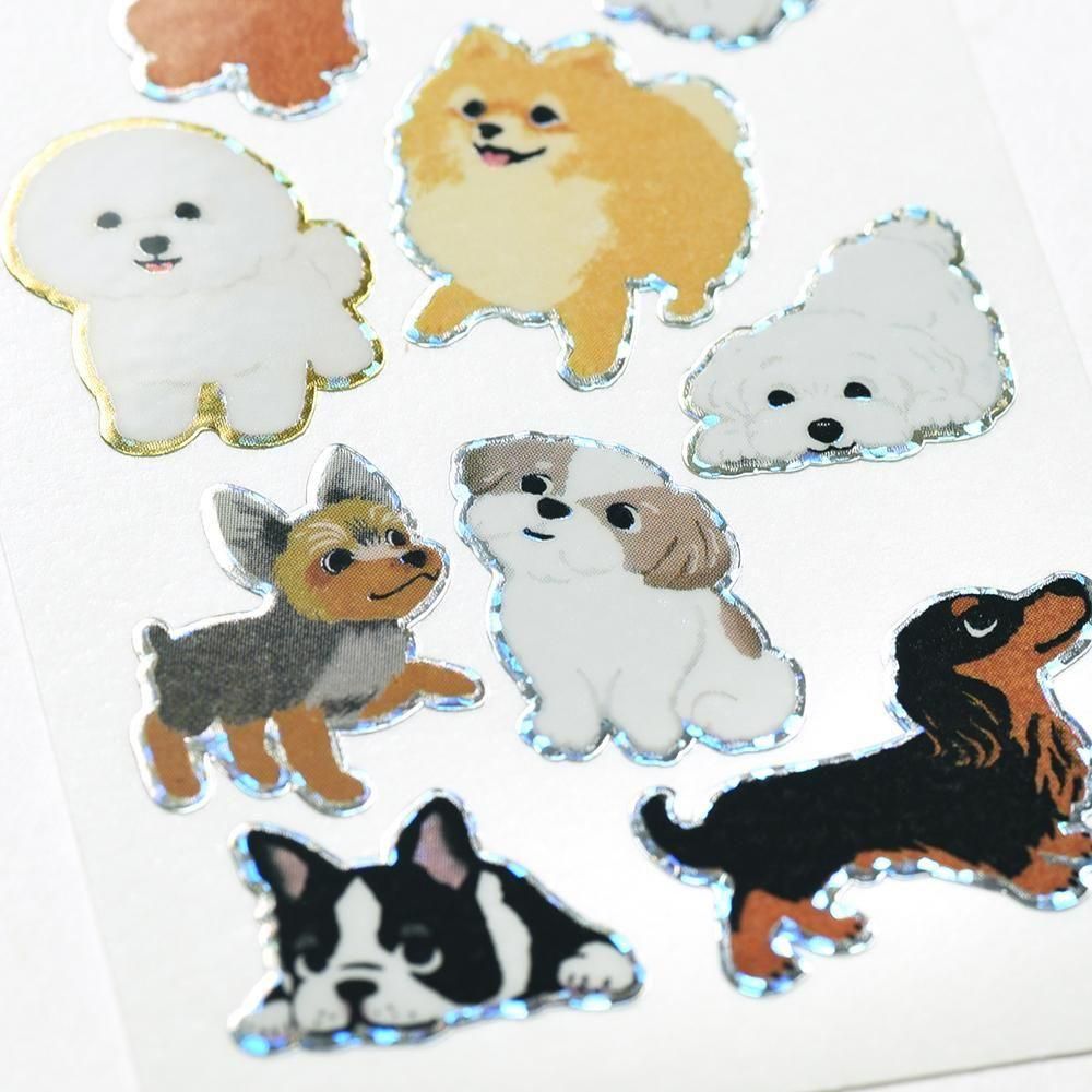ミニステッカー マイドッグ小型犬 - レター・カード専門店 - G.C.PRESS