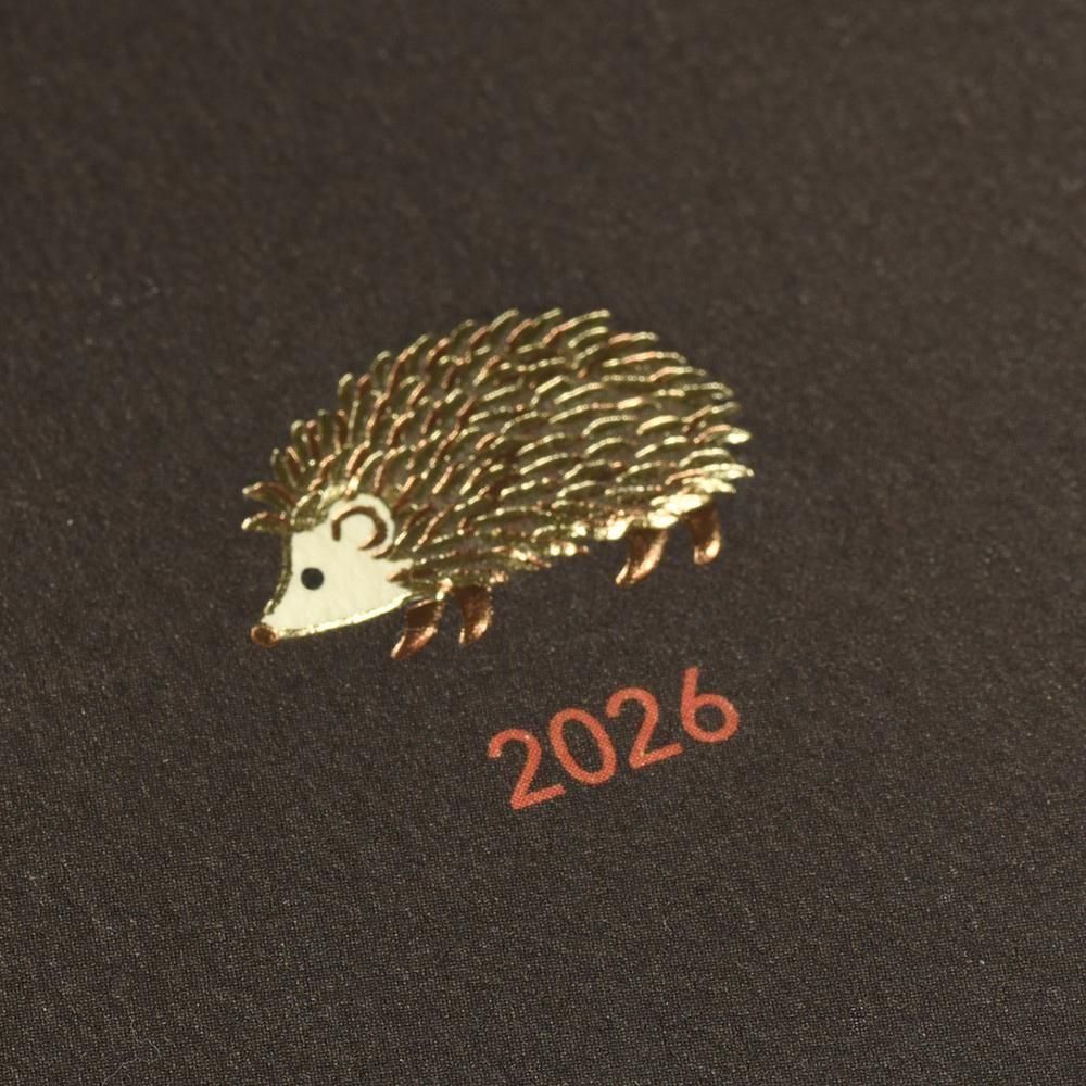 ねずみー2023ページ♡⃜ 2026ダイアリー 月間 ポケット ハリネズミ - レター・カード専門