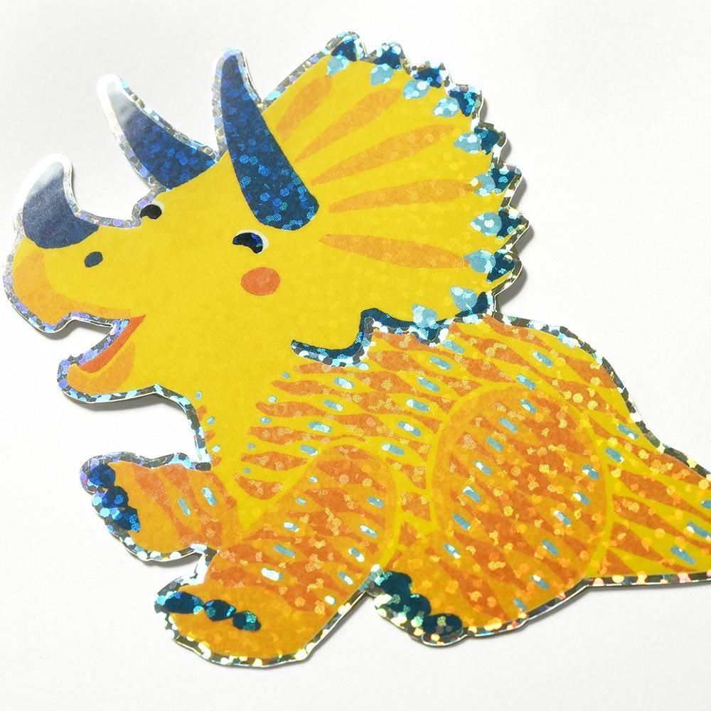 ステッカー 恐竜 トリケラトプス - レター・カード専門店 - G.C.