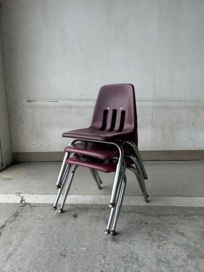 USA直輸入!! VIRCO 9000 スタッキングスクールチェア USED