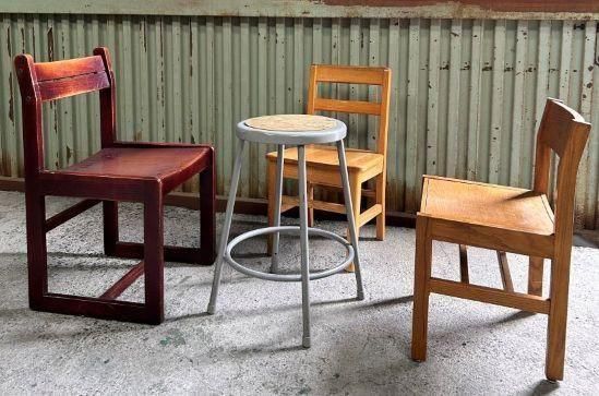 00's インダストリアル アイアン スツール USED