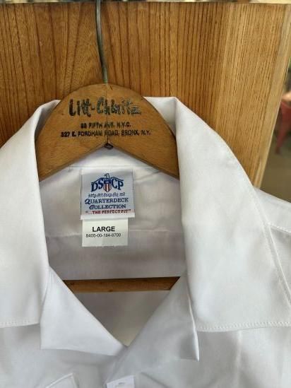 【米海軍実物】US.NAVY  トロピカルシャツ 《袋入り》  アメリカ海軍 制服 L サイズのみ