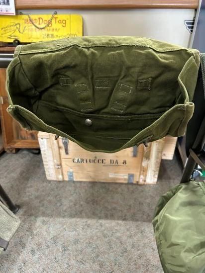 【米軍実物】1940’s~1960’s ヴィンテージ キャンバスツールポーチ 《工具入れ》 バイクのサイドバッグにも最適!