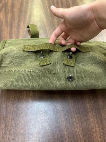 【米軍実物】1940’s~1960’s ヴィンテージ キャンバスツールポーチ 《工具入れ》 バイクのサイドバッグにも最適!