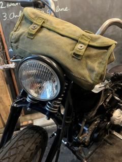 【米軍実物】1940’s~1960’s ヴィンテージ キャンバスツールポーチ 《工具入れ》 バイクのサイドバッグにも最適!