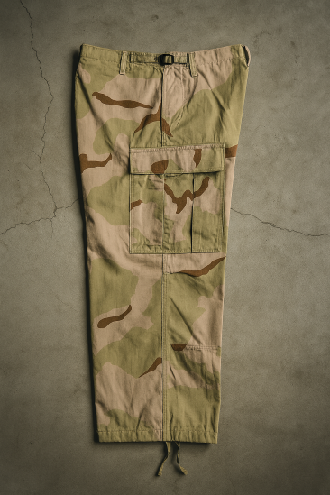 【 米軍実物 】 3カラー デザート迷彩 コンバットパンツ 1990年代 デットストック