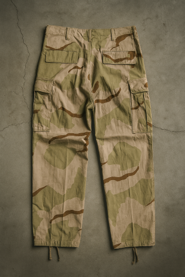 【 米軍実物 】 3カラー デザート迷彩 コンバットパンツ 1990年代 デットストック