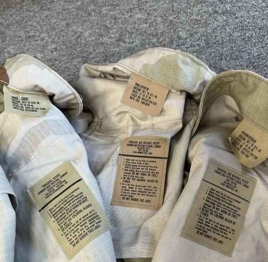 【 米軍実物 】 3カラー デザート迷彩 コンバットパンツ 1990年代 デットストック