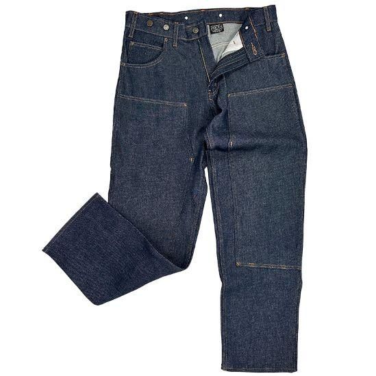 【正規販売】プリズンブルース ブラック ダブルニー PRISON BLUES Made In USA RIGID 《新品未使用》