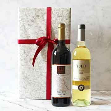 エラ・ヴァレーとチューリップの赤白ワイン2本セット