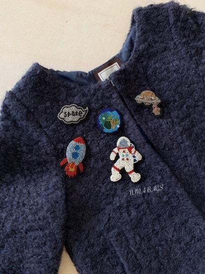 【ハンドメイド・未使用品】UFOのビーズアート ウォールデコ　ビーズのれん ハンドメイド・未使用品】UFOのビーズアート ウォールデコ