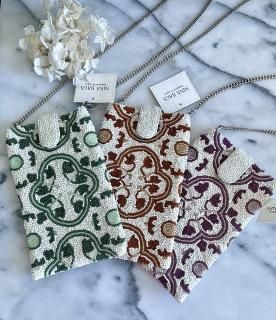 Ninabags コズミック柄携帯ケースショルダー