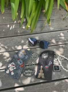 Ninabags スターポーチ　ミントカラー ポーチ - NINA BAGS