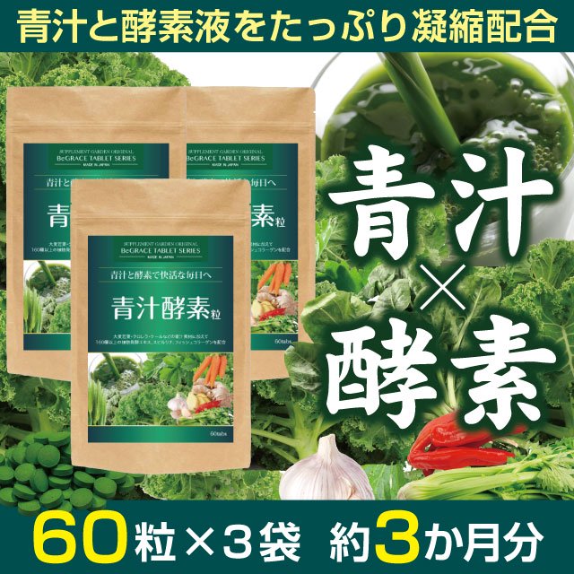 日本盛 植物生まれの 酵素 約1ヶ月分 乳酸菌 発酵 野菜 果物