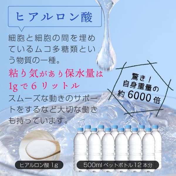 ヒアルロン酸 コラーゲン サプリメント 180粒 送料無料 ニチエー