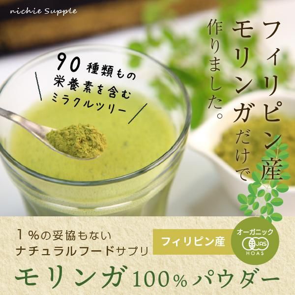 有機モリンガ 100％ パウダー フィリピン産 100g - nichie
