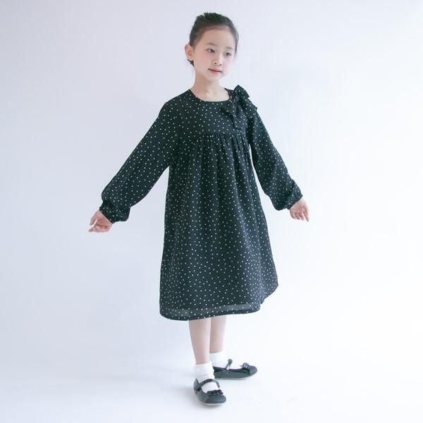 マルーク marrok ワンピース 150cm シフォンドットワンピース / maarook(マルーク) / クロ系