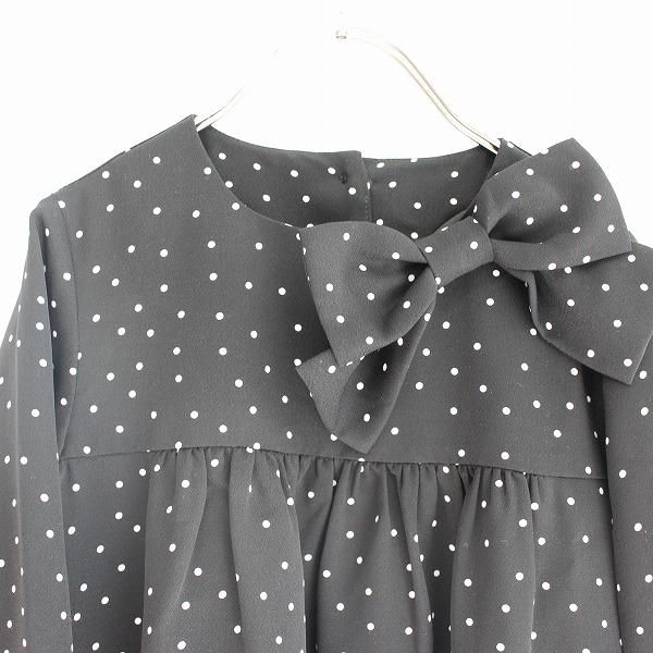 シフォンドットワンピース / maarook(マルーク) / クロ系 シフォンドットワンピース / maarook(マルーク) / クロ系